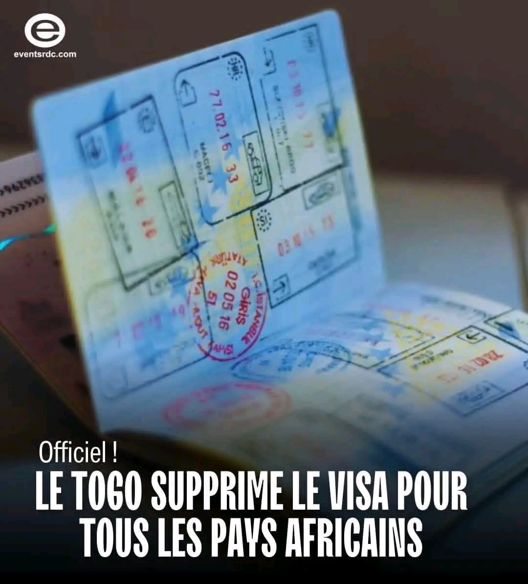 Le Togo supprime le visa d’entrée sur son territoire pour les Africains